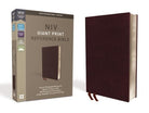 Cover image for NIV, Reference Bible, Giant Print, Bonded Leather, Burgundy, Red Letter Edition, Comfort Print, isbn: 9780310449478