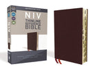 Cover image for NIV, Thinline Reference Bible, Bonded Leather, Burgundy, Red Letter Edition, Indexed, Comfort Print, isbn: 9780310449645