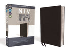 Cover image for NIV, Thinline Reference Bible, Bonded Leather, Black, Red Letter Edition, Comfort Print, isbn: 9780310449652
