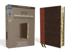 Cover image for NIV, Personal Size Reference Bible, Large Print, Imitation Leather, Brown, Indexed, Red Letter Edition, Comfort Print, isbn: 9780310449737