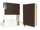 Cover image for NIV, Journal the Word Bible, Imitation Leather, Brown, Red Letter Edition, Comfort Print, isbn: 9780310450276