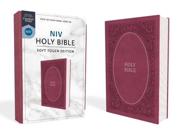 Cover image for NIV, Holy Bible, Soft Touch Edition, Imitation Leather, Pink, Comfort Print, isbn: 9780310450498