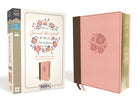 Cover image for NIV, Journal the Word Bible for Women, Leathersoft, Pink, Red Letter Edition, Comfort Print, isbn: 9780310450801