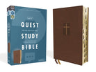 Cover image for Niv, Quest Study Bible, Leathersoft, Brown, Indexed, Comfort Print, isbn: 9780310450856