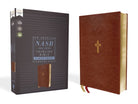 Cover image for Nasb, Thinline Bible, Large Print, Leathersoft, Brown, Red Letter Edition, 1995 Text, Comfort Print, isbn: 9780310451020