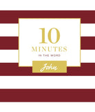 Cover image for 10 Minutes in the Word, John, isbn: 9780310451921