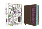 Cover image for Niv, Beautiful Word Coloring Bible and 8-Pencil Gift Set, Leathersoft, Brown, isbn: 9780310452324