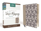 Cover image for Niv, Verse Mapping Bible, Leathersoft, Navy Floral, Comfort Print, isbn: 9780310454625