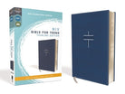 Cover image for Niv, Bible for Teens, Thinline Edition, Leathersoft, Blue, Red Letter Edition, Comfort Print, isbn: 9780310454953