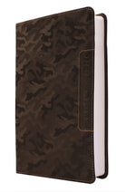 Cover image for Niv, Boys' Bible, Leathersoft, Brown Camo, Comfort Print, isbn: 9780310455097