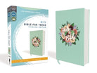 Cover image for Niv, Bible for Teens, Thinline Edition, Cloth Over Board, Floral, Red Letter Edition, Comfort Print, isbn: 9780310455110