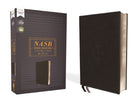 Cover image for Nasb, Thinline Bible, Leathersoft, Black, Red Letter Edition, 2020 Text, Comfort Print, isbn: 9780310455431
