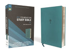 Cover image for Niv, Foundation Study Bible, Leathersoft, Teal, Red Letter, isbn: 9780310456544