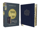 Cover image for Niv, Radiant Virtues Bible: A Beautiful Word Collection, Leathersoft, Navy, Red Letter, Thumb Indexed, Comfort Print, isbn: 9780310456957