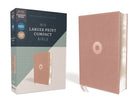 Cover image for Niv, Larger Print Compact Bible, Leathersoft, Pink, Red Letter, Comfort Print, isbn: 9780310458128