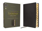 Cover image for Esv, Thompson Chain-Reference Bible, Large Print, Leathersoft, Black, Red Letter, Thumb Indexed, isbn: 9780310458951