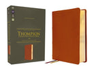 Cover image for Esv, Thompson Chain-Reference Bible, Genuine Leather, Calfskin, Tan, Red Letter, isbn: 9780310459040