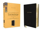 Cover image for Kjv, Thompson Chain-Reference Bible, Handy Size, European Bonded Leather, Black, Red Letter, Comfort Print, isbn: 9780310459125
