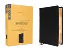 Cover image for Kjv, Thompson Chain-Reference Bible, Large Print, Genuine Leather, Cowhide, Black, Red Letter, Comfort Print, isbn: 9780310459187
