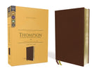 Cover image for Kjv, Thompson Chain-Reference Bible, Genuine Leather, Calfskin, Brown, Red Letter, Comfort Print, isbn: 9780310459255