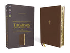 Cover image for Nasb, Thompson Chain-Reference Bible, Leathersoft, Brown, 1995 Text, Red Letter, Thumb Indexed, Comfort Print, isbn: 9780310459620