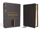 Cover image for Nasb, Thompson Chain-Reference Bible, Genuine Leather, Calfskin, Black, 1995 Text, Red Letter, Comfort Print, isbn: 9780310459651
