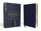 Cover image for Niv, Thompson Chain-Reference Bible, Large Print, Leathersoft, Navy, Red Letter, Comfort Print, isbn: 9780310459743