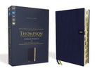 Cover image for Niv, Thompson Chain-Reference Bible, Large Print, Leathersoft, Navy, Thumb Indexed, Red Letter, Comfort Print, isbn: 9780310459750