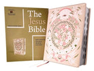 Cover image for The Jesus Bible Artist Edition, Esv, (with Thumb Tabs to Help Locate the Books of the Bible), Leathersoft, Peach Floral, Thumb Indexed, isbn: 9780310460190