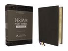 Cover image for Nrsvue, Holy Bible with Apocrypha, Premium Goatskin Leather, Black, Premier Collection, Art Gilded Edges, Comfort Print, isbn: 9780310461500