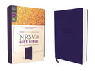 Cover image for Nrsvue, Gift Bible, Leathersoft, Blue, Comfort Print, isbn: 9780310461548