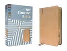 Cover image for Niv, Student Bible, Personal Size, Leathersoft, Tan, Comfort Print, isbn: 9780310461715