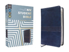 Cover image for Niv, Student Bible, Personal Size, Leathersoft, Navy, Comfort Print, isbn: 9780310461746