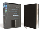 Cover image for Niv, Thinline Reference Bible (Deep Study at a Portable Size), Large Print, Bonded Leather, Black, Red Letter, Comfort Print, isbn: 9780310462644