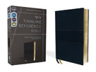 Cover image for Niv, Thinline Reference Bible (Deep Study at a Portable Size), Leathersoft, Navy, Red Letter, Comfort Print, isbn: 9780310462729
