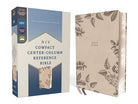 Cover image for Niv, Compact Center-Column Reference Bible, Leathersoft, Stone, Red Letter, Comfort Print, isbn: 9780310462835