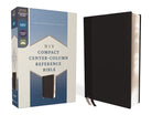 Cover image for Niv, Compact Center-Column Reference Bible, Leathersoft, Black, Red Letter, Comfort Print, isbn: 9780310462880
