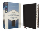 Cover image for Niv, Compact Center-Column Reference Bible, Leathersoft, Black, Red Letter, Thumb Indexed, Comfort Print, isbn: 9780310462897