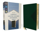 Cover image for Niv, Compact Center-Column Reference Bible, Leathersoft, Green, Red Letter, Comfort Print, isbn: 9780310462927