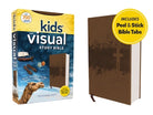 Cover image for Niv, Kids' Visual Study Bible, Leathersoft, Bronze, Full Color Interior, Peel/Stick Bible Tabs, isbn: 9780310462965