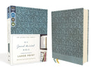 Cover image for Niv, Journal the Word Bible (Perfect for Note-Taking), Large Print, Leathersoft, Teal, Red Letter, Comfort Print, isbn: 9780310463412