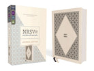 Cover image for Nrsvue, Holy Bible with Apocrypha, Journal Edition, Cloth Over Board, Cream, Comfort Print, isbn: 9780310463696