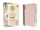 Cover image for NIV Application Bible, Personal Size, Leathersoft, Pink/Gray, Red Letter, Comfort Print, isbn: 9780310465263
