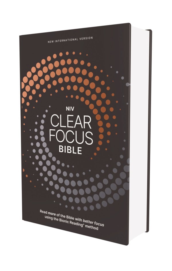 Cover image for Niv, Clear Focus Bible, Hardcover, Charcoal/Copper, isbn: 9780310465515