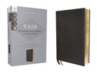 Cover image for Nasb, Personal Size Bible, Large Print, Genuine Leather, Calfskin, Black, Red Letter, 1995 Text, Comfort Print, isbn: 9780310465980