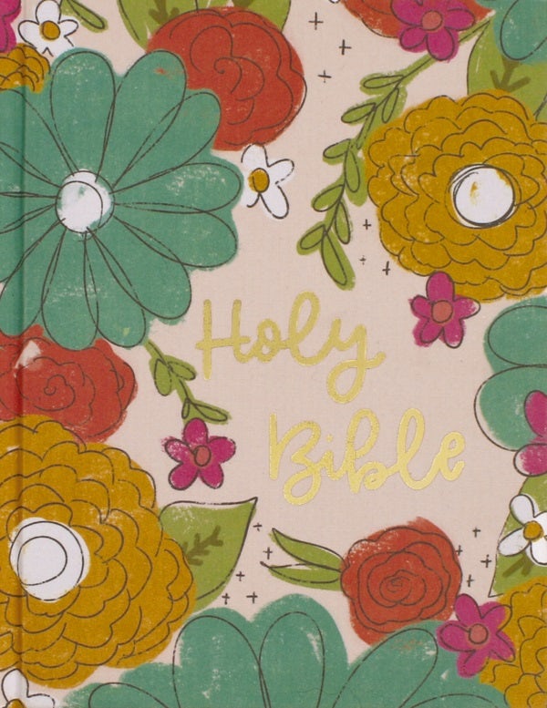 Cover image for Niv, Artisan Collection Bible, Cloth Over Board, Multi-Color/Floral, Red Letter, Comfort Print, isbn: 9780310466826