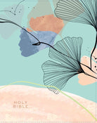 Cover image for Niv, Journal the Word Bible (Perfect for Note-Taking), Leathersoft, Teal/Floral, Red Letter, Comfort Print, isbn: 9780310467281