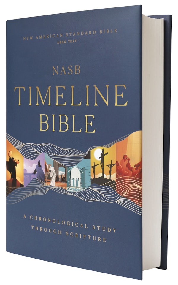 Cover image for Nasb, Timeline Bible, Hardcover, Red Letter, 1995 Text, Comfort Print, isbn: 9780310467519
