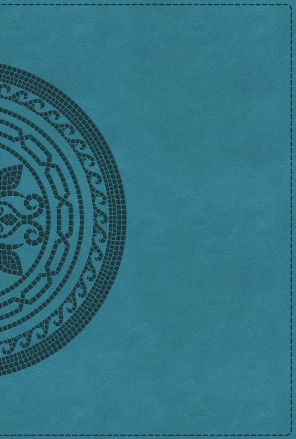 Cover image for NIV Application Bible, Large Print, Leathersoft, Teal, Red Letter, Thumb Indexed, Comfort Print, isbn: 9780310467779