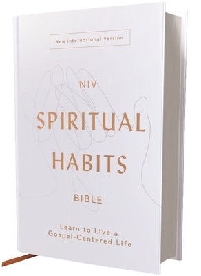 Cover image for Niv, Spiritual Habits Bible, Hardcover, Red Letter, Comfort Print, isbn: 9780310467816